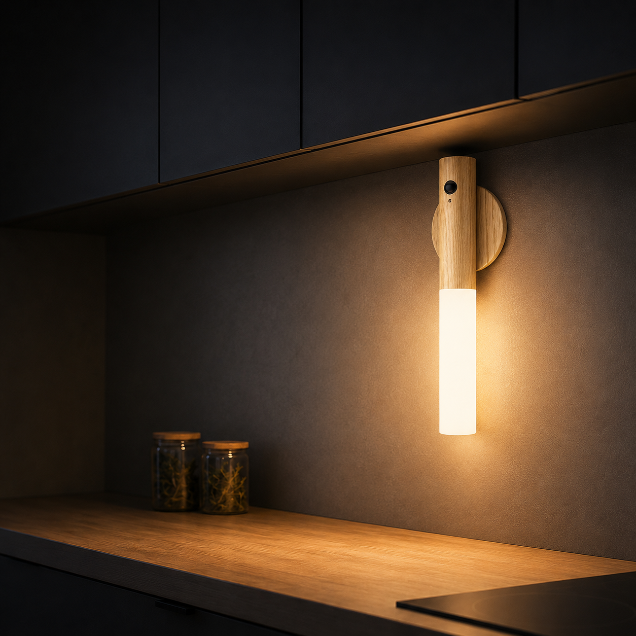 Magnetic Sensor Wall Light